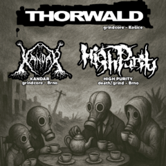 Kandar spolu s Thorwald a High Purity v nedeľu v Žiline! A to nie je ani z ďaleka všetko!