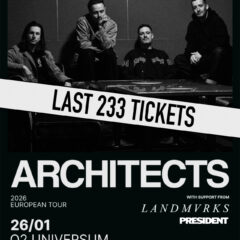 POSLEDNÝCH 166 VSTUPENIEK: Architects o týždeň premenia O2 universum na epicentrum moderného metalu!