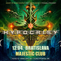 HYPOCRISY sa vracajú do Bratislavy spolu s Abbath, Vomitory a Vreid!
