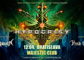 HYPOCRISY sa vracajú do Bratislavy spolu s Abbath, Vomitory a Vreid!
