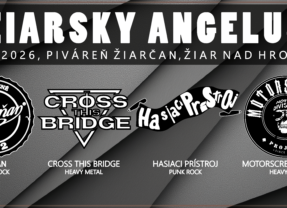 Žiarsky Angelus pomôže Červenému Krížu, fanúšikom sa predstavia Hasiaci Prístroj, Sitňan, Motorscream Project a Cross This Brigde