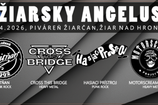 Žiarsky Angelus pomôže Červenému Krížu, fanúšikom sa predstavia Hasiaci Prístroj, Sitňan, Motorscream Project a Cross This Brigde