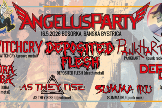 Angelus Party pomôže ťažko zdravotne postihnutému Tobimu, v Bosorke vystúpi 7 kapiel na čele s Deposited Flesh, As They Rise či Pankhart