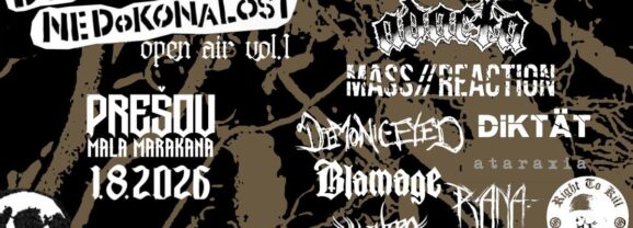 Dokonalá Nedokonalosť Open Air vol. 1 v Prešove už tento týždeň!