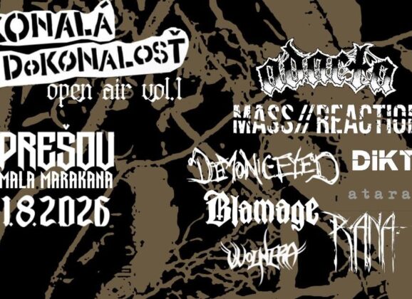 Dokonalá Nedokonalosť Open Air vol. 1 v Prešove už tento týždeň!