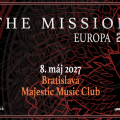 THE MISSION SA VRACAJÚ DO BRATISLAVY. BRITSKÁ GOTHIC ROCKOVÁ LEGENDA VYSTÚPI V MÁJI 2027!