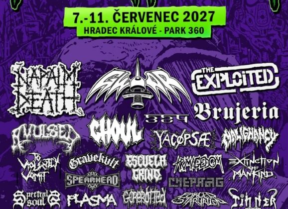 Obscene Extreme 2027 má pre svoje nové dejisko ďalšieho headlinera – 40-ročnú legendu NAPALM DEATH!