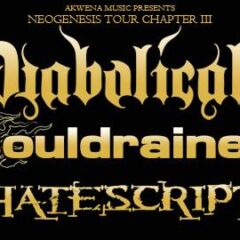 Koncert – DIABOLICAL, SOULDRAINER, HATESCRIPT – 15. apríl 2014, Bratislava, U Očka