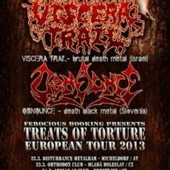 Koncert – VISCERA TRAIL, OBNOUNCE 26. 3. 2013 (Collosseum, KE)