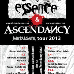 Koncert – ABSTRACT ESSENCE, ASCENDANCY (Metal Gate Tour 2013)