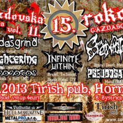 GAZDOVSKÁ VESELICA 11 (15 Rokov GAZDASGRIND) – 16.03.2013