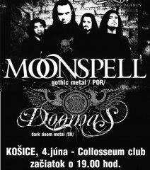 Dark metalový MOONSPELL v Košiciach!
