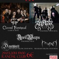 Koncert – Agony Night – 29.03.2014, Bratislava, Randal Club
