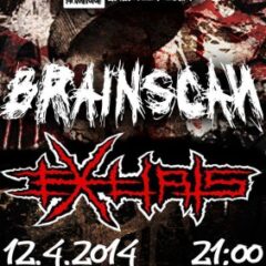 Koncert – Brainscan – 12.04.2014, Humenné, Live Club
