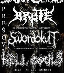 Koncert – BRUTE, SWORDOKULT, HELL SOULS – 14. jún 2014, Prešov, Jam Club