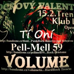 Koncert – ROCKOVÝ VALENTÍN – 15.02.2014, Klub Lúč, Trenčín