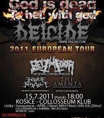 FOTOREPORTÁŽ: DEICIDE, BELPHEGOR, HOUR OF PENANCE, THE AMENTA – Košice
